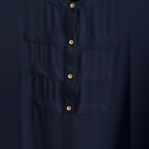 Banana Republic Blouse, Navy Blue, M - Picture 6 of 10